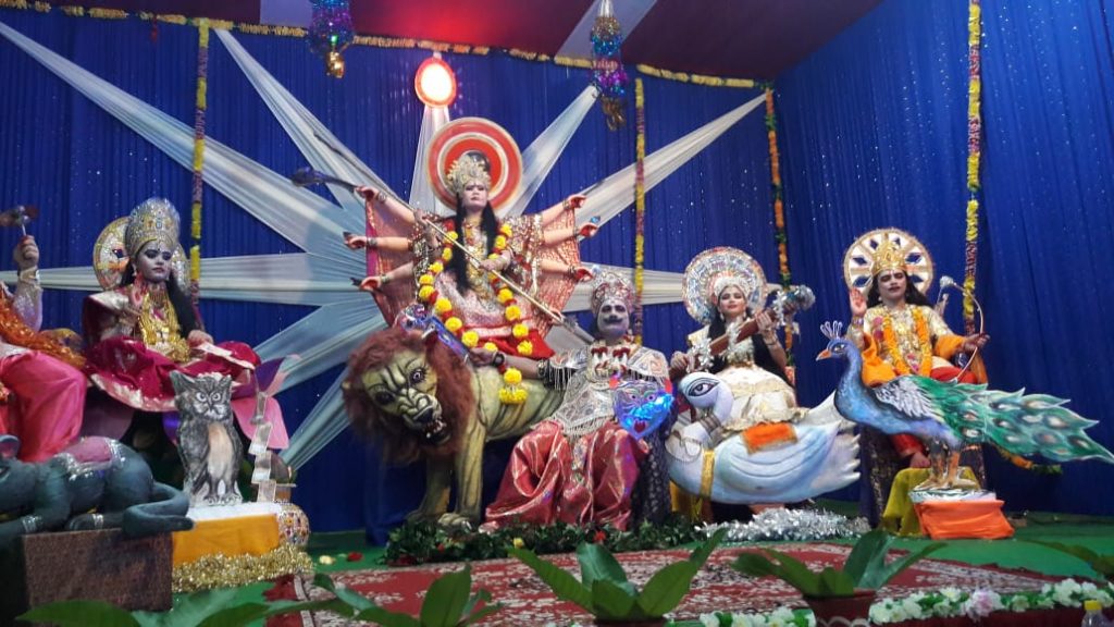 Tinsukia : Chaitanya Deviyon ki Durga Jhanki